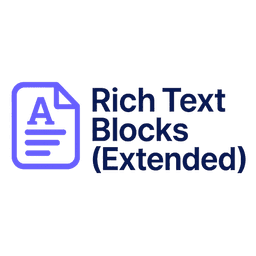 Strapi plugin logo for Rich Text Blocks (Extended)