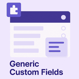 Strapi plugin logo for Generic Custom Fields