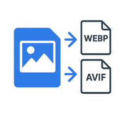 Strapi plugin logo for Image Converter