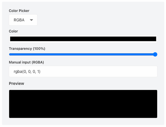 thumbnail for RGBA Color Picker