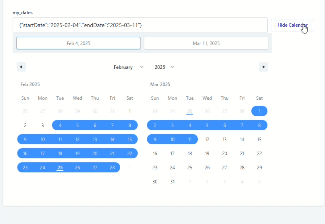 thumbnail for Date Range Picker 5