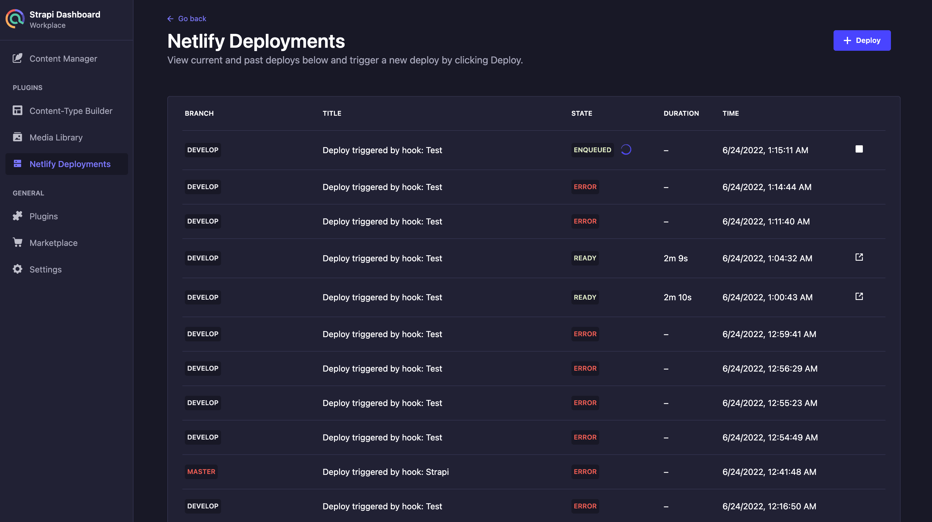 thumbnail for Netlify Deployments